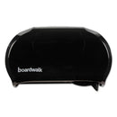 Boardwalk Standard Twin Toilet Paper Dispenser, 13 X 8 3/4, Black - BWK1502 - TotalRestroom.com