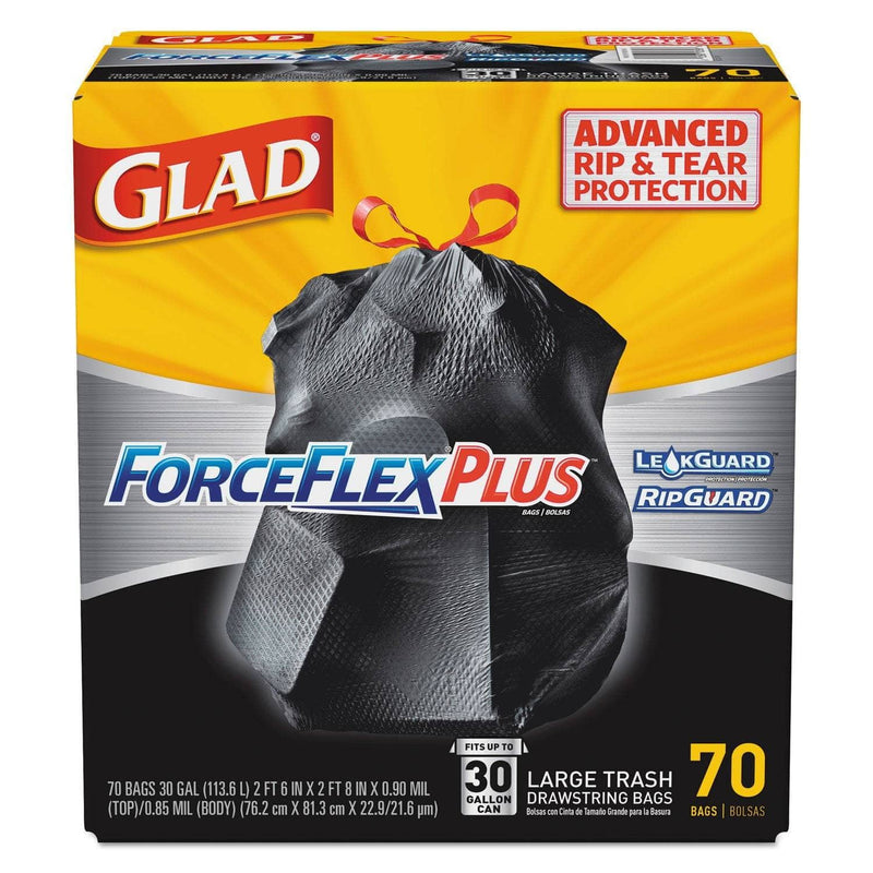 Glad Large Drawstring Trash Bags, 80 ct./30 gal.