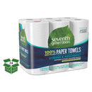 Seventh Generation 100% Recycled Paper Towel Rolls, 2-Ply, 11 X 5.4 Sheets, 140 Sheets/Rl, 24 Rl/Ct - SEV13731CT - TotalRestroom.com