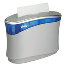 Kleenex Reveal Countertop Folded Towel Dispenser, 13.3X9X5.2, Soft Gray/Translucent Blue - KCC51904 - TotalRestroom.com