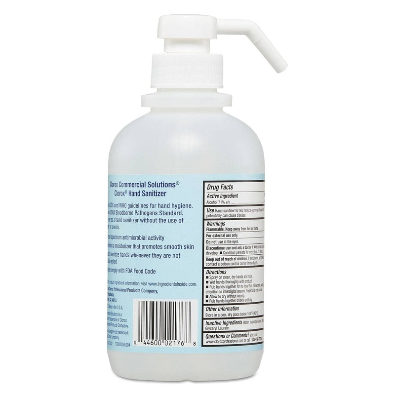 Clorox Hand Sanitizer, 16.9 Oz Spray, 12/Carton - CLO02176CT - TotalRestroom.com
