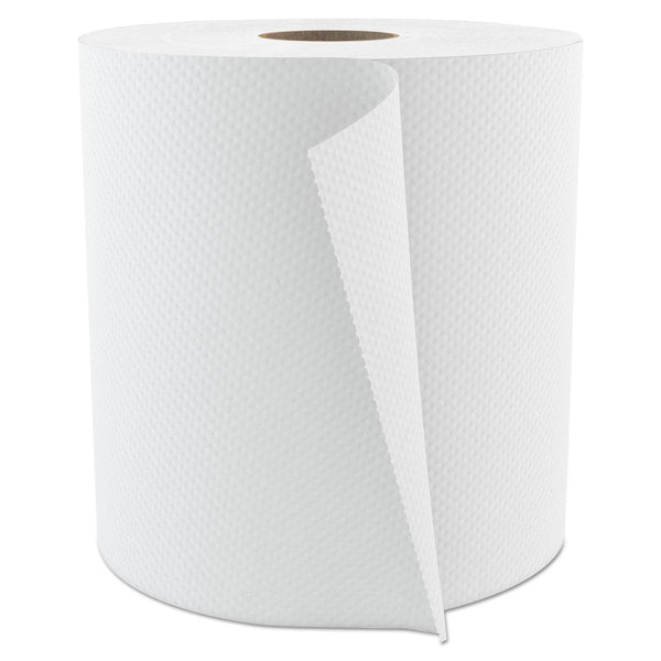 Cascades Select Roll Paper Towels, 1-Ply, 7.875 x 800 ft, White, 6/Carton