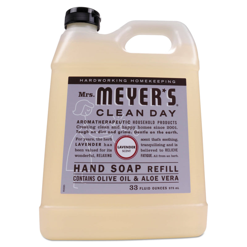 Mrs. Meyer's Clean Day Liquid Hand Soap, Lavender, 33 Oz, 6/Carton - SJN651318