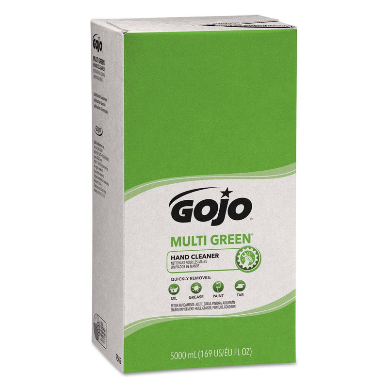 Gojo Multi Green Hand Cleaner Refill, 5000Ml, Citrus Scent, Green, 2/Carton - GOJ7565 - TotalRestroom.com