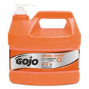 Gojo Natual Orange Pumice Hand Cleaner, Citrus, 1 Gal Pump Bottle, 4/Carton - GOJ095504CT - TotalRestroom.com