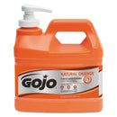 Gojo Natural Orange Pumice Hand Cleaner, Citrus, 0.5 Gal Pump Bottle, 4/Carton - GOJ095804 - TotalRestroom.com