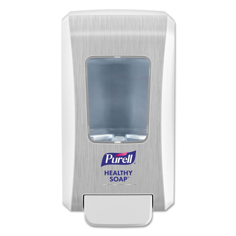 Purell FMX-20 Push-Style Foam Soap Dispenser, 2000 Ml, 4.68" X 6.6" X 11.66", White, 6/Carton - GOJ523006 - TotalRestroom.com