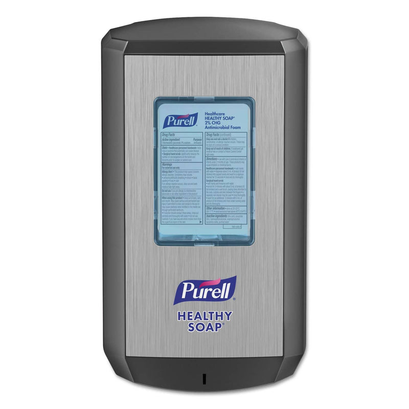 Purell CS6 Touch-Free Foam Soap Dispenser, 1200 Ml, 4.88" X 8.8" X 11.38", Graphite - GOJ653401 - TotalRestroom.com