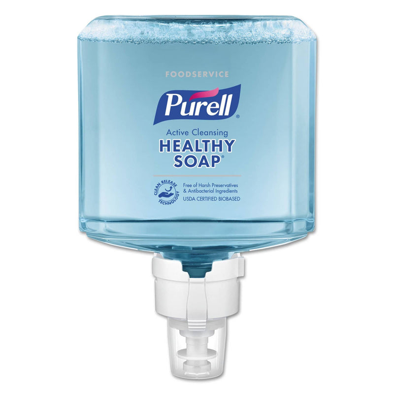 Purell Foodservice Healthy Soap Active Cleansing Foam Es8 Refill, Fresh, 1200 Ml, 2/Ct - GOJ778602 - TotalRestroom.com