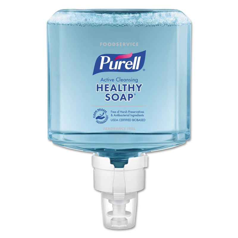 Purell Foodservice Healthy Soap Active Cleansing Fragrance-Free Foam Es8 Refill, 2/Ct - GOJ778402 - TotalRestroom.com