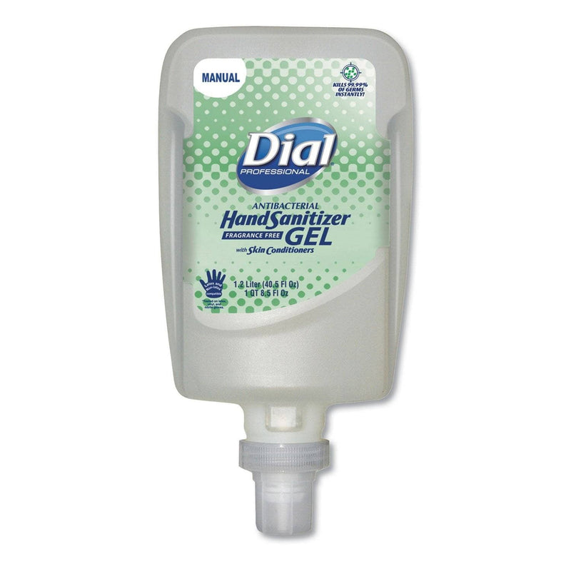 Dial Gel Hand Sanitizer, 0.31 Gal, Bottle, Unscented - DIA16706EA - TotalRestroom.com