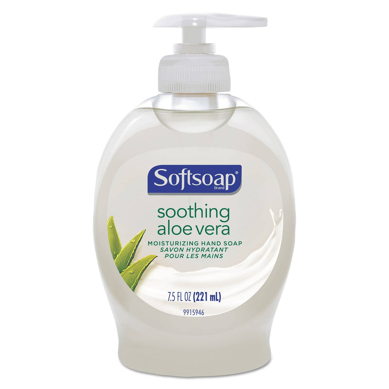 Softsoap Moisturizing Hand Soap, Aloe, 7.5 Oz Bottle, 6/Carton - CPC45634 - TotalRestroom.com