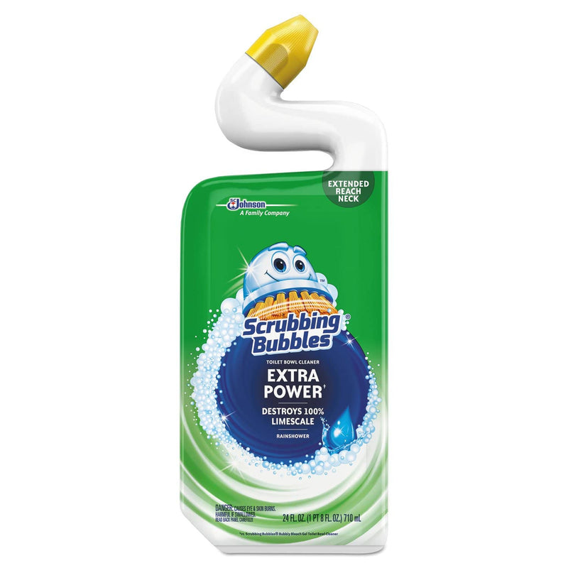 Scrubbing Bubbles Extra Power Toilet Bowl Cleaner, Rainshower, 24 Oz Bottle, 2/Pack - SJN696208PK - TotalRestroom.com