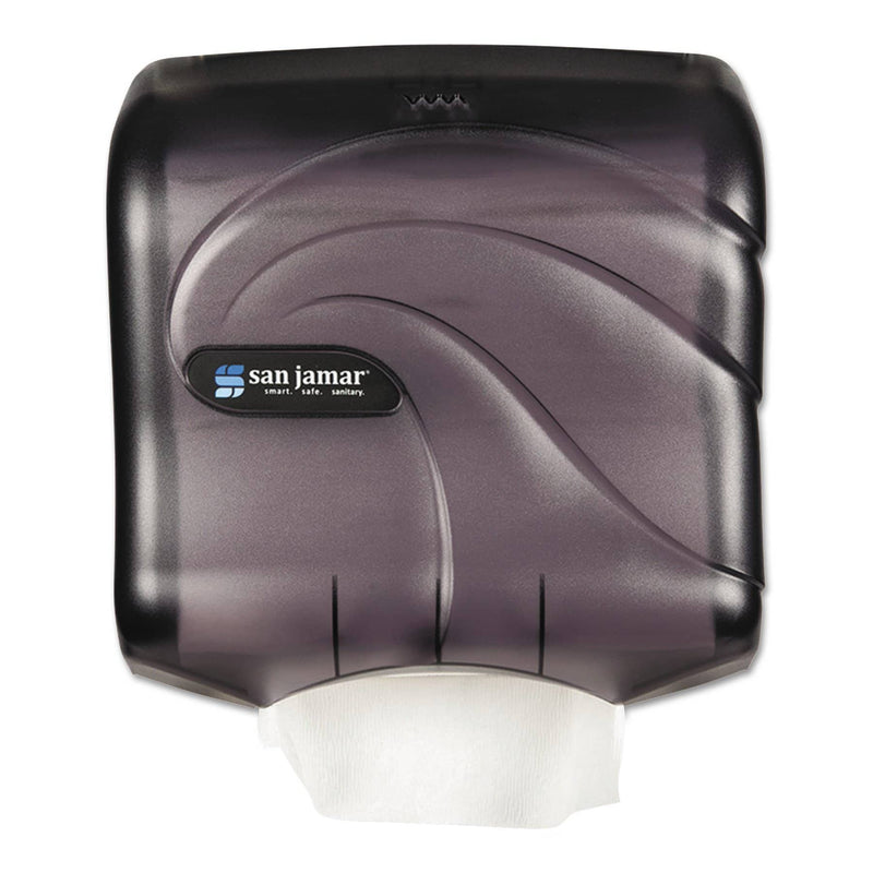 San Jamar Ultrafold Towel Dispenser, 11 1/2 X 6 X 11 1/2, Plastic, Black Pearl - SJMT1759TBK - TotalRestroom.com
