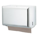 San Jamar Singlefold Paper Towel Dispenser, White, 10 3/4 X 6 X 7 1/2 - SJMT1800WH - TotalRestroom.com