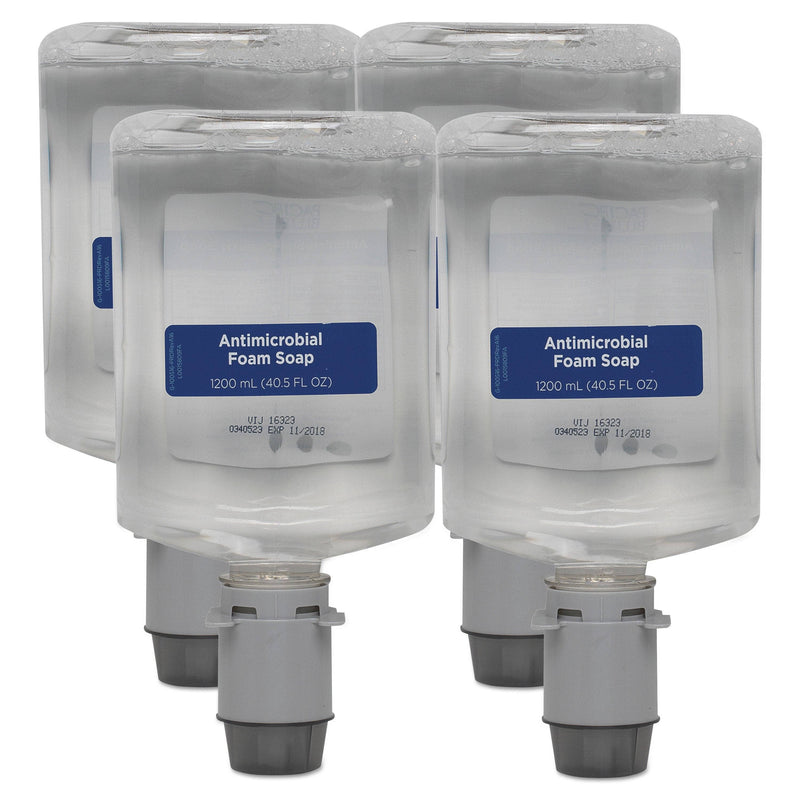 Georgia Pacific Pacific Blue Ultra Soap/Sanitizer Dispenser Refill, Unscented, 1200Ml, 4/Ct - GPC43818 - TotalRestroom.com