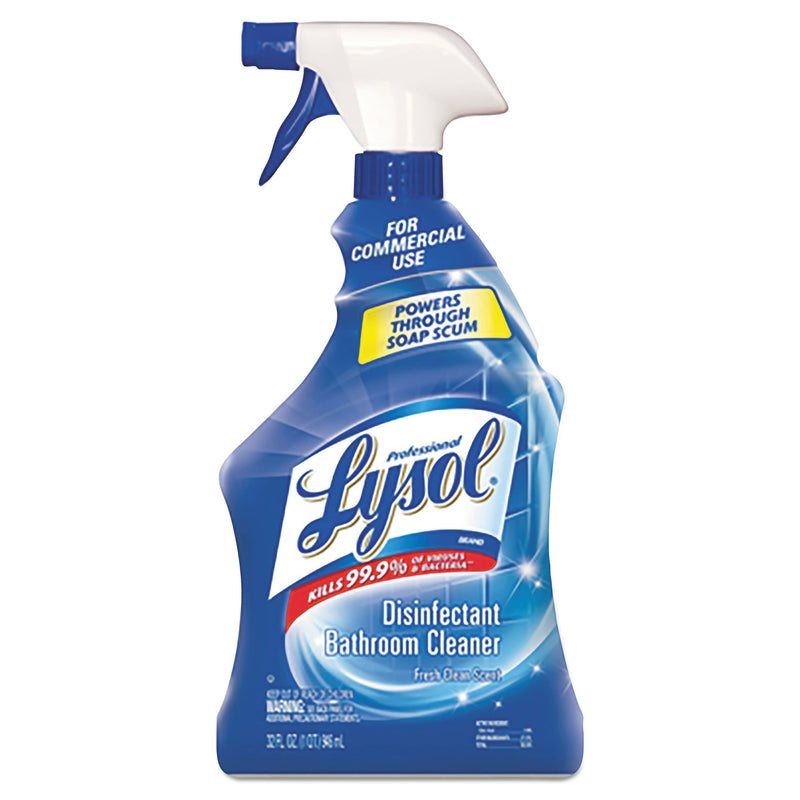 Lysol Disinfectant Bathroom Cleaner, 32Oz Spray Bottle - RAC04685EA - TotalRestroom.com