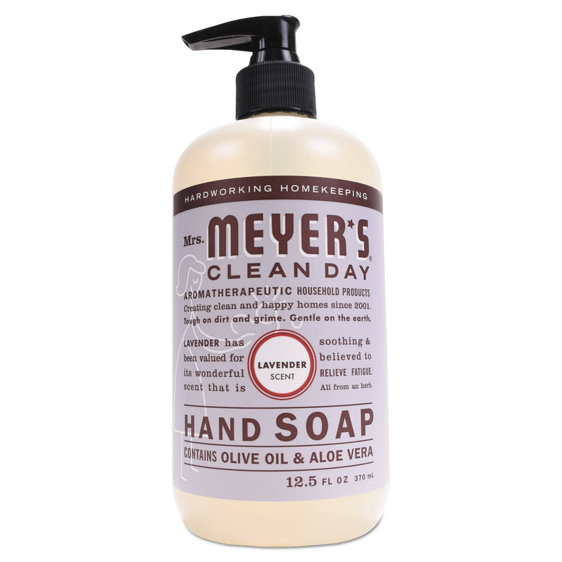 Mrs. Meyer's Clean Day Liquid Hand Soap, Lavender, 12.5 Oz - SJN651311EA - TotalRestroom.com