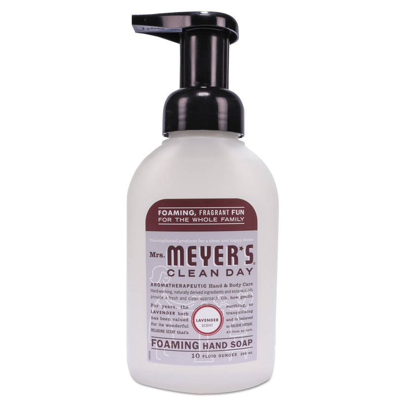 Mrs. Meyer's Foaming Hand Soap, Lavender, 10 Oz, 6/Carton - SJN662031
