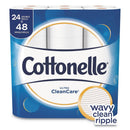 Cottonelle Ultra Cleancare Toilet Paper, Strong Tissue, Septic Safe, 1 Ply, White, 170 Sheets/Roll, 24 Rolls/Pack, 2 Packs/Carton - KCC47766  2.00% Off Auto renew - TotalRestroom.com