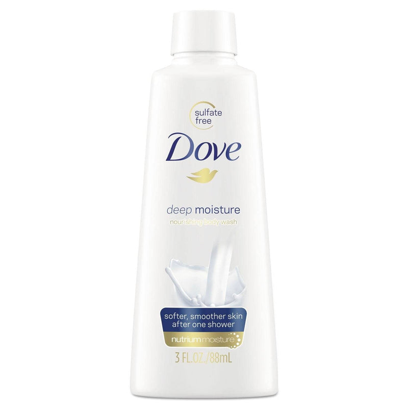 Dove Body Wash, Scented, 3 Oz, 24/Carton - UNI17265CT - TotalRestroom.com