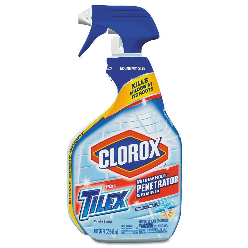 Clorox Mildew Root Penetrator And Remover With Bleach, 32Oz Smart Tube Spray, 9/Carton - CLO00263 - TotalRestroom.com