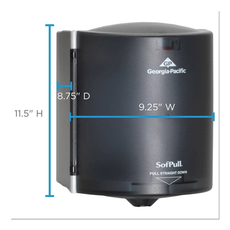 Georgia Pacific Trial Kit, Dispenser, 9 5/8 X 12 1/8 X 9 3/8, Translucent Smoke - GPC58205 - TotalRestroom.com