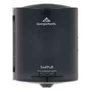 Georgia Pacific Center Pull Hand Towel Dispenser, 9 1/4W X 8 3/4D X 11 1/2H, Smoke - GPC58204 - TotalRestroom.com