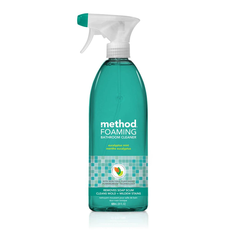 Method Tub 'N Tile Bathroom Cleaner, Eucalyptus Mint Scent, 28 Oz Bottle, 8/Carton - MTH01656 - TotalRestroom.com