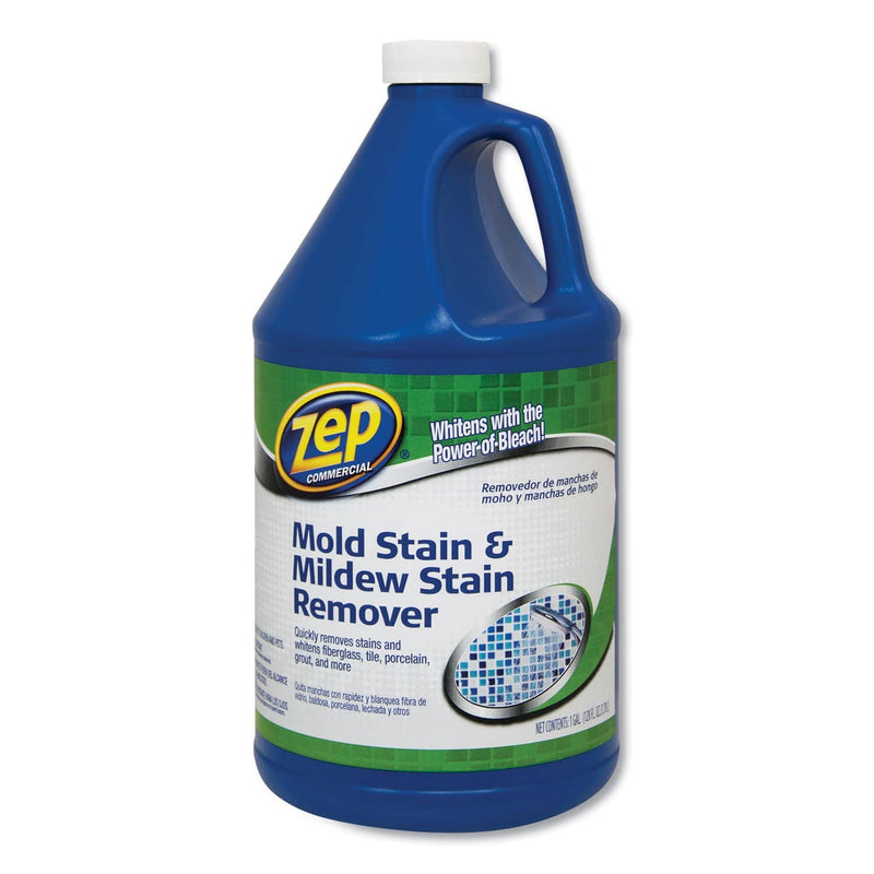 Zep Mold Stain And Mildew Stain Remover, 1 Gal, 4/Carton - ZPEZUMILDEW128C - TotalRestroom.com