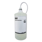 Rubbermaid One Shot Antibacterial Enriched Lotion Soap Refill, Unscented, 1600 Ml, 4/Carton - RCP2018581CT - TotalRestroom.com