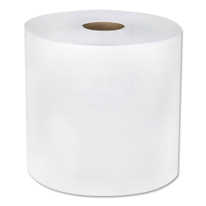 Boardwalk Tad Hardwound Roll Towels, 1-Ply, 7 7/8" X 600 Ft, White, 6 Rolls/Carton - BWK6262 - TotalRestroom.com