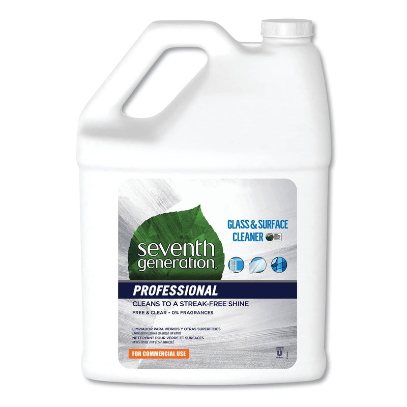 Seventh Generation Professional Glass And Surface Cleaner, Free And Clear, 1 Gal Bottle - SEV44721EA - TotalRestroom.com
