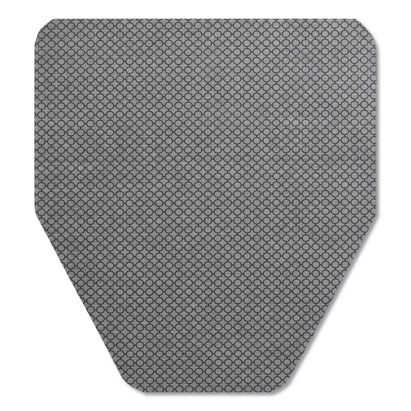 Tolco Komodo Urinal Mat, 18 X 20, Gray, 6/Carton - TOC220209 - TotalRestroom.com