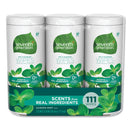 Seventh Generation Multi Purpose Wipes, 7 X 7 1/2, Garden Mint, 37 Wipes/Container, 6 Pack - SEV44689PK