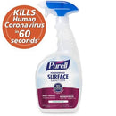 Purell Surface Sanitizer, Fragrance Free, 32 oz Spray Bottle, 6/Carton and 2 Spray Triggers/Carton- 3341-06