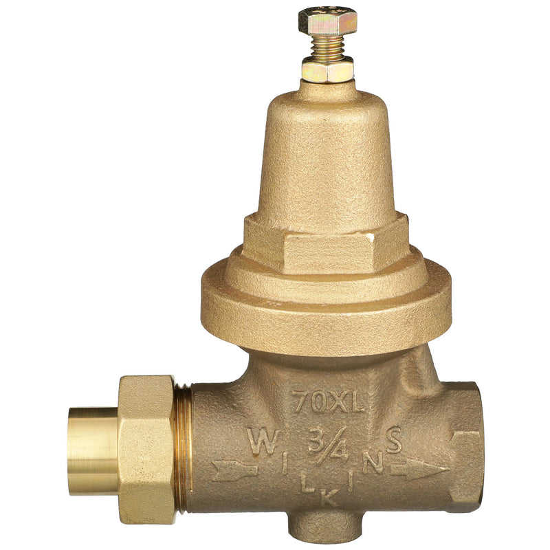 Zurn 34-70XLC 3/4" 70XL Pressure Reducing Valve with cop/ sweat union connection