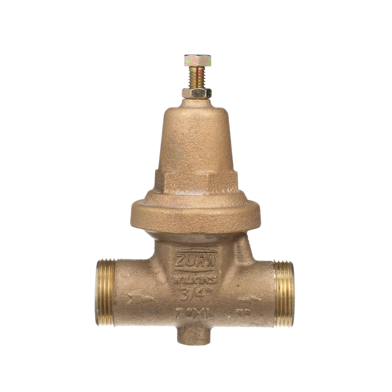 Zurn 34-70XLDUC 3/4" 70XL Pressure Reducing Valve with Double Union FNPT Connection and FC (Cop/ Sweat) Union Connection