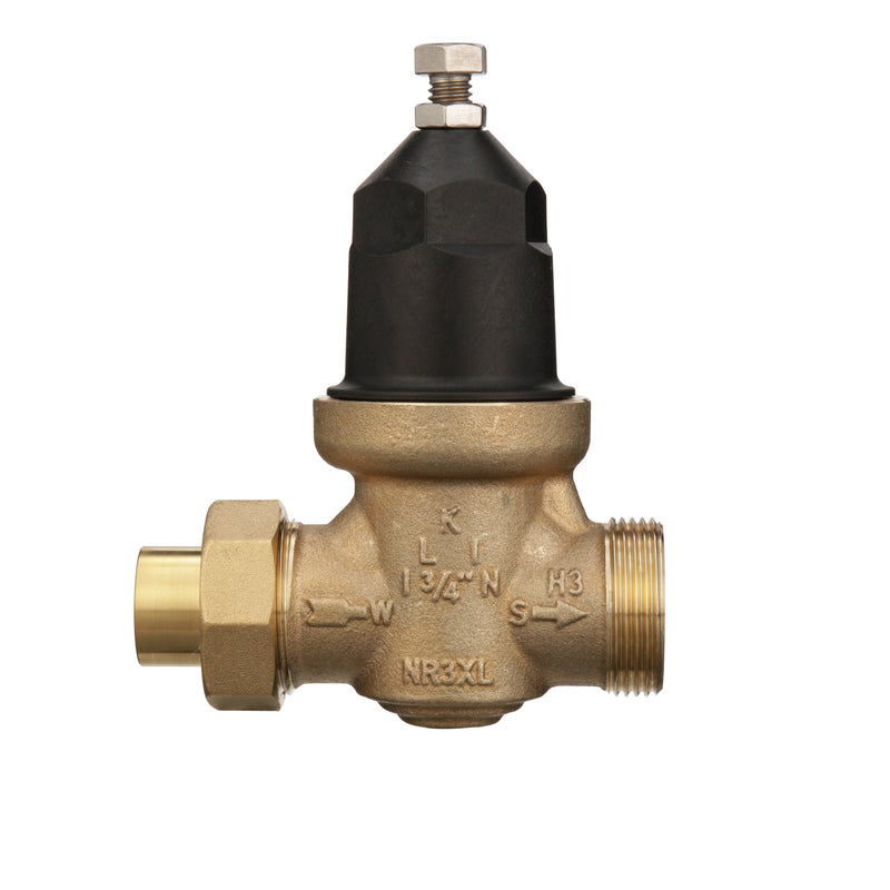 Zurn 34-NR3XLC 3/4" NR3XL Pressure Reducing Valve Single Union Copper Sweat X NPT Connection Lead Free