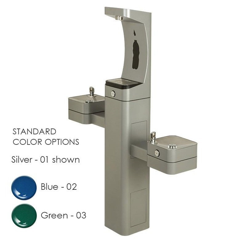 Haws 3612 Modular Outdoor Freeze Resistant Bottle Filler