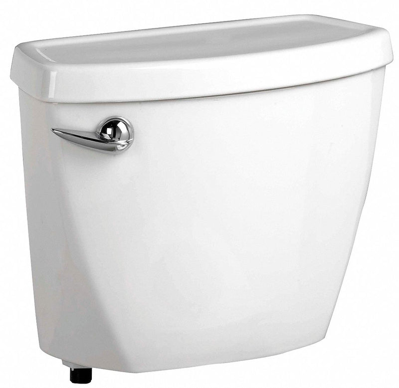 American Standard Gravity Fed, Single Flush, Left Hand Trip Lever, Toilet Tank, 1.28 Gallons per Flush - 4019228.02
