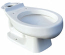 American Standard Round, Floor, Gravity Fed, Toilet Bowl, 1.28 Gallons per Flush - 3128001.02
