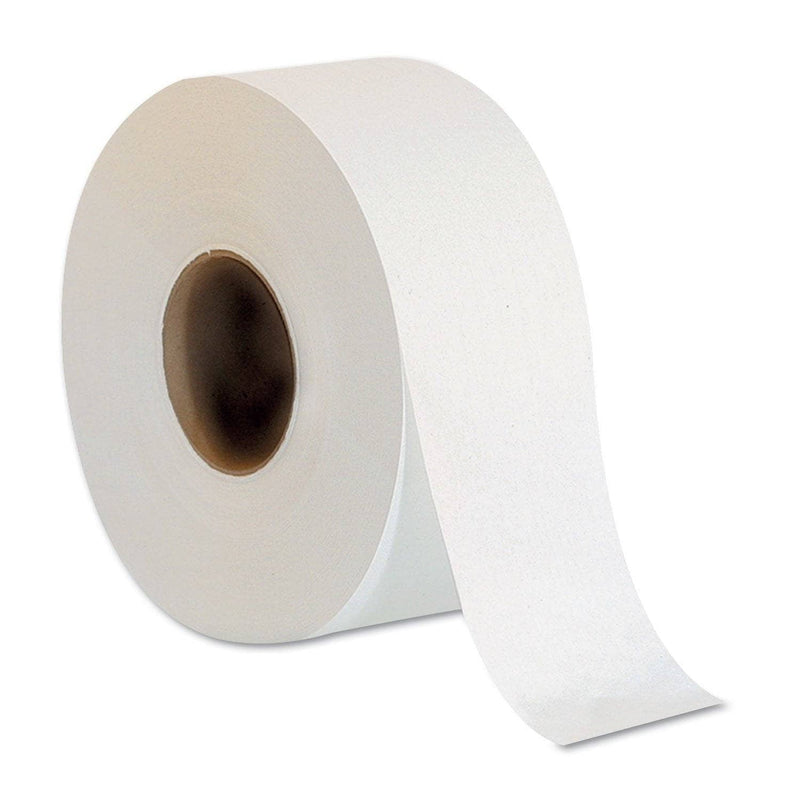 Georgia Pacific Jumbo Jr. Bathroom Tissue Roll, Septic Safe, 2-Ply, White, 1000 Ft, 8 Rolls/Carton - GPC12798 - TotalRestroom.com