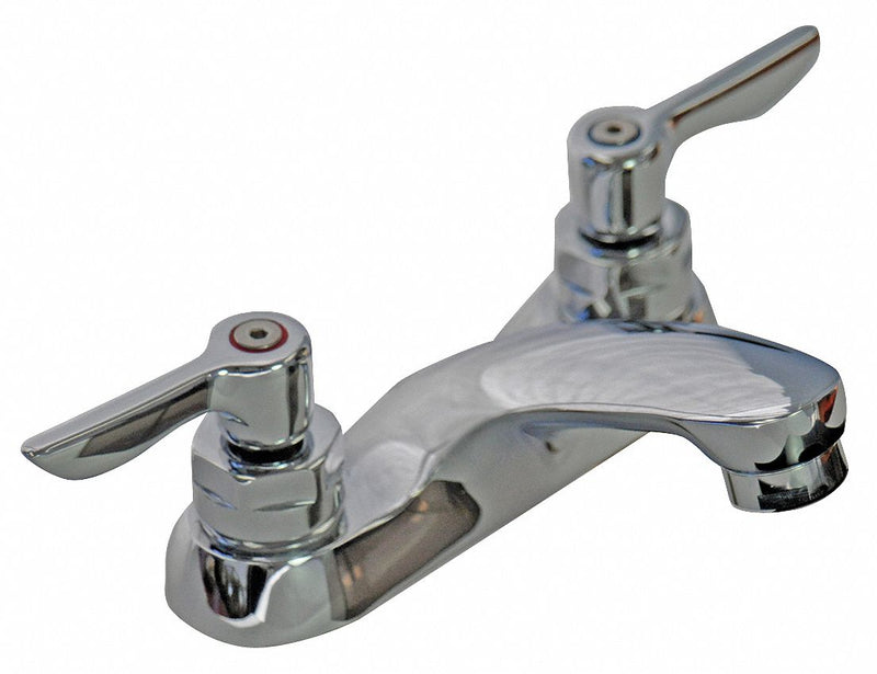 American Standard Chrome, Low Arc, Bathroom Sink Faucet, Manual Faucet Activation, 0.50 gpm - 5502145.002