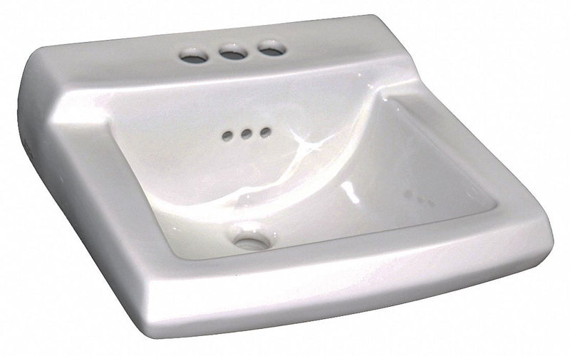 American Standard American Standard, Comrade√¢ Series, 10 7/8 in x 15 in, Vitreous China, Lavatory Sink - 124024.02