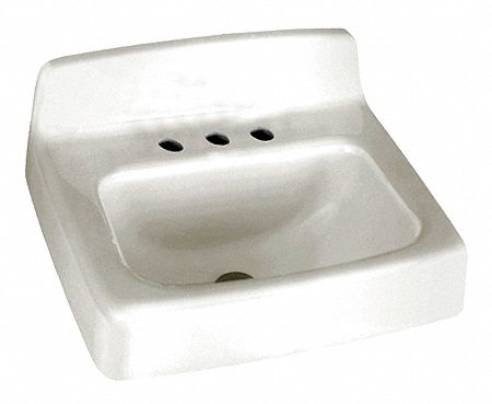American Standard American Standard, Regalyn√¢ Series, 9 7/8 in x 15 1/2 in, Enameled Cast Iron, Lavatory Sink - 4869008.02