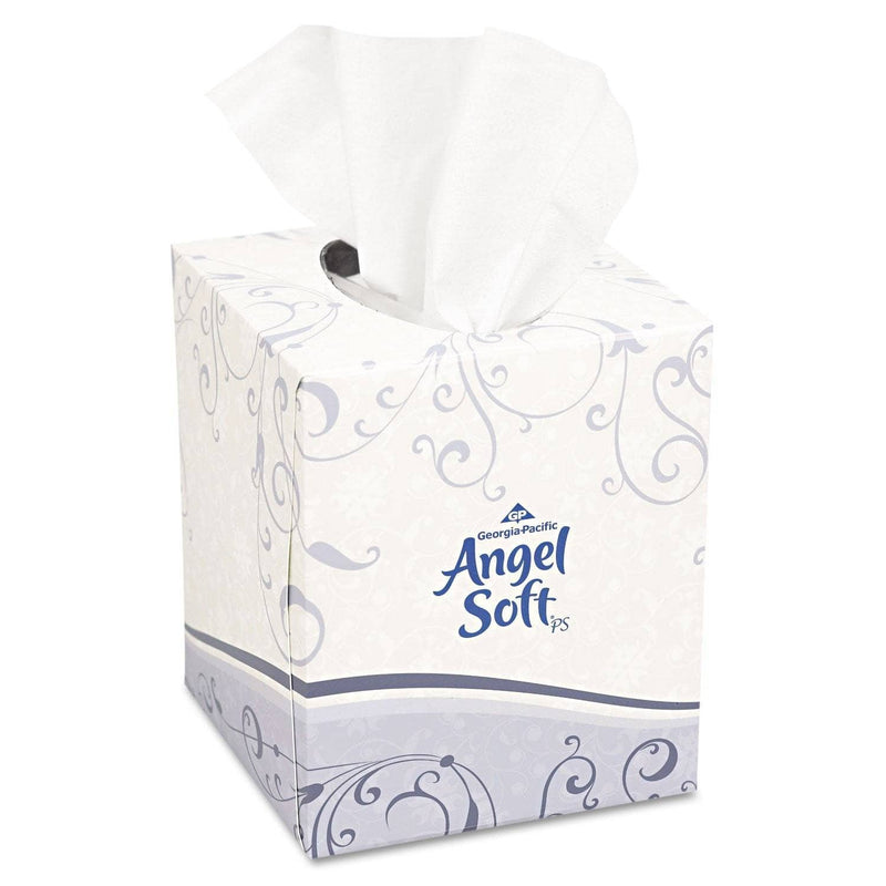 Georgia Pacific Premium Facial Tissue, 2-Ply, White, Cube Box, 96 Sheets/Box - GPC46580BX - TotalRestroom.com