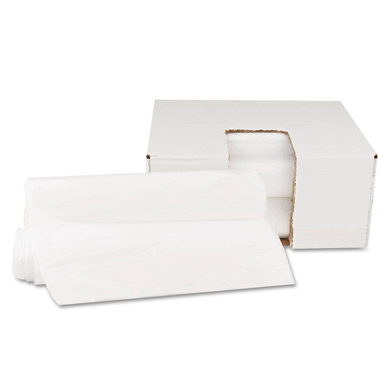 GEN High Density Can Liners, 10 Gal, 6 Microns, 24" X 23", Natural, 1,000/Carton - GEN242306 - TotalRestroom.com