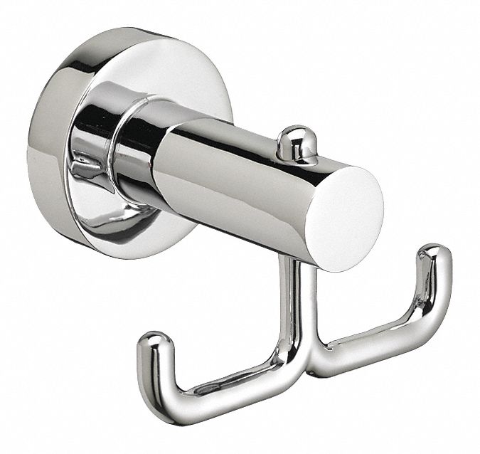 American Standard Polished Chrome, Robe Hook, Double, Concealed Mounting Hardware Includes - 8336210.002