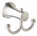 American Standard Satin Nickel, Robe Hook, Double, Concealed Mounting Hardware Includes - 8337210.295